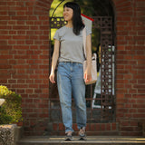 オーガニックコットン100%(GOTS認証) 縮みにくいプレウォッシュ Tシャツ