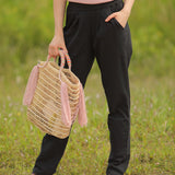 フェアトレード 余剰コットン生地使用 スラウチパンツ