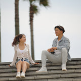 レディース 'Super White' リサイクル素材 ハイカットスニーカー - イタリア産