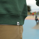 ’Camp Wild' オーガニックコットン 100%(GOTS認証) 裏起毛生地 スウェットシャツ