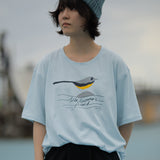 ユニセックス 'Matt Sewell' オーガニックコットン100% ハンドペイント Tシャツ