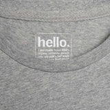 オーガニックコットン100%(GOTS認証) 縮みにくいプレウォッシュ Tシャツ