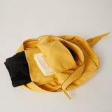 オーガニックコットン100% 環境負荷低減生産 ハンドメイド バックパック (マスタード)