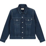 ユニセックス 'TYLER' ノンストレッチデニムジャケット ストロングブルー