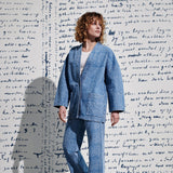 'Van Rope' ゴッホ美術館限定版 オーバーサイズ レターブルージャケット