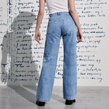 'Van Wilma' ゴッホ美術館限定版 ワイドフィット レターブルー デニム