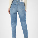 'Mams' オーガニックコットン使用ストレッチテーパード old stone デニム