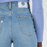 'Relaxed Rose' オーガニックコットン使用 ノンストレッチ ヘビーストーンデニム