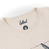 'Alpine' フェアトレード ヘンプ,オーガニックコットン混合素材使用 Tシャツ