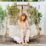 オーガニックコットンルームパンツ (ピンク)