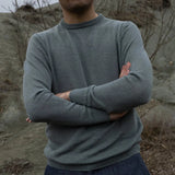 100%プレミアム麻 オールシーズン用 持続可能製造 SEMPREセーター - イタリア産