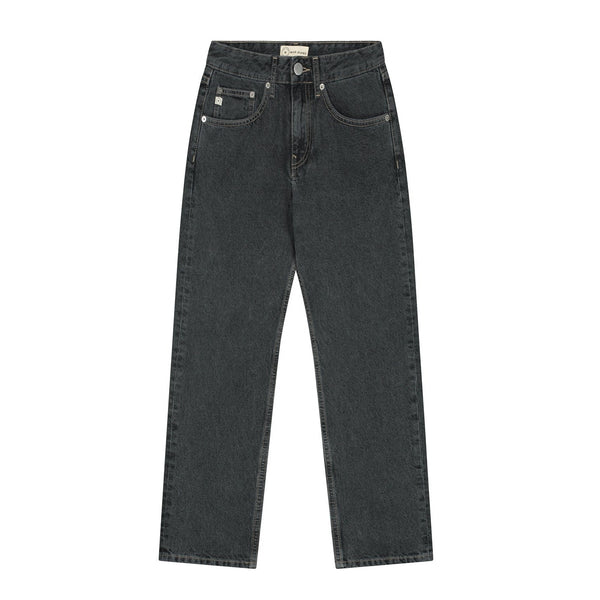 'Easy Go' オーガニックコットン使用 ノンストレッチ Used Blackデニム