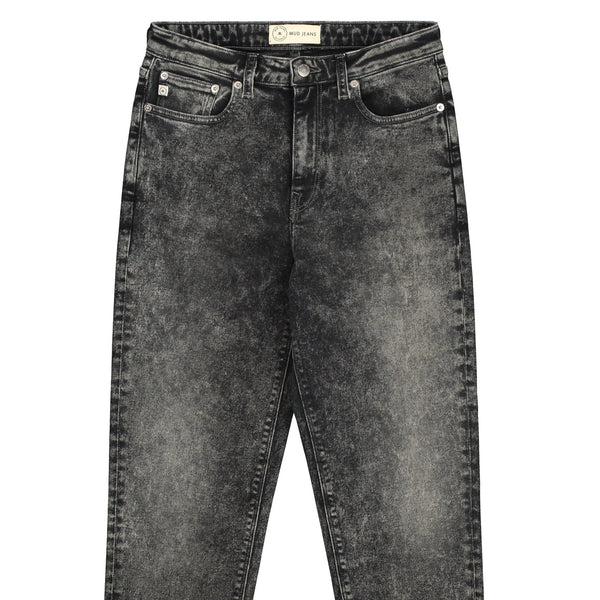 'Mams' オーガニックコットン使用 ストレッチテーパード Heavy Black Stone デニム