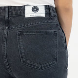'Loose Bailey' オーガニックコットン使用 ノンストレッチ Used Blackデニム - 'Mud Jeans'