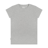 オーガニックコットン100％(GOTS認証) 縮みにくいプレウォッシュ Tシャツ-'Silverstick'