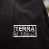 ’Aarde’ 環境負荷低減生産 オーガニックコットン１００％ ハンドメイド ジムバッグ-'Terra Thread'