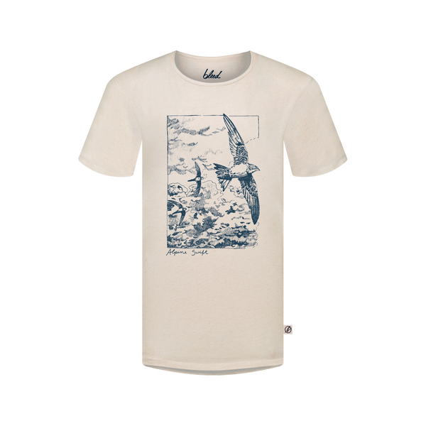'Alpine' フェアトレード ヘンプ,オーガニックコットン混合素材使用  Tシャツ