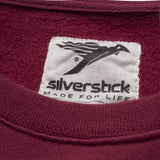 'Arugam' ヘビーウェイト(340gsm) オーガニックコットン100% スウェットシャツ (赤)-'Silverstick'