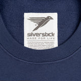 'Arugam' ヘビーウェイト(340gsm) オーガニックコットン100% スウェットシャツ(青)-'Silverstick'